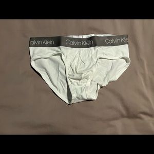 New Mens White Calvin Klein Brief Underwear